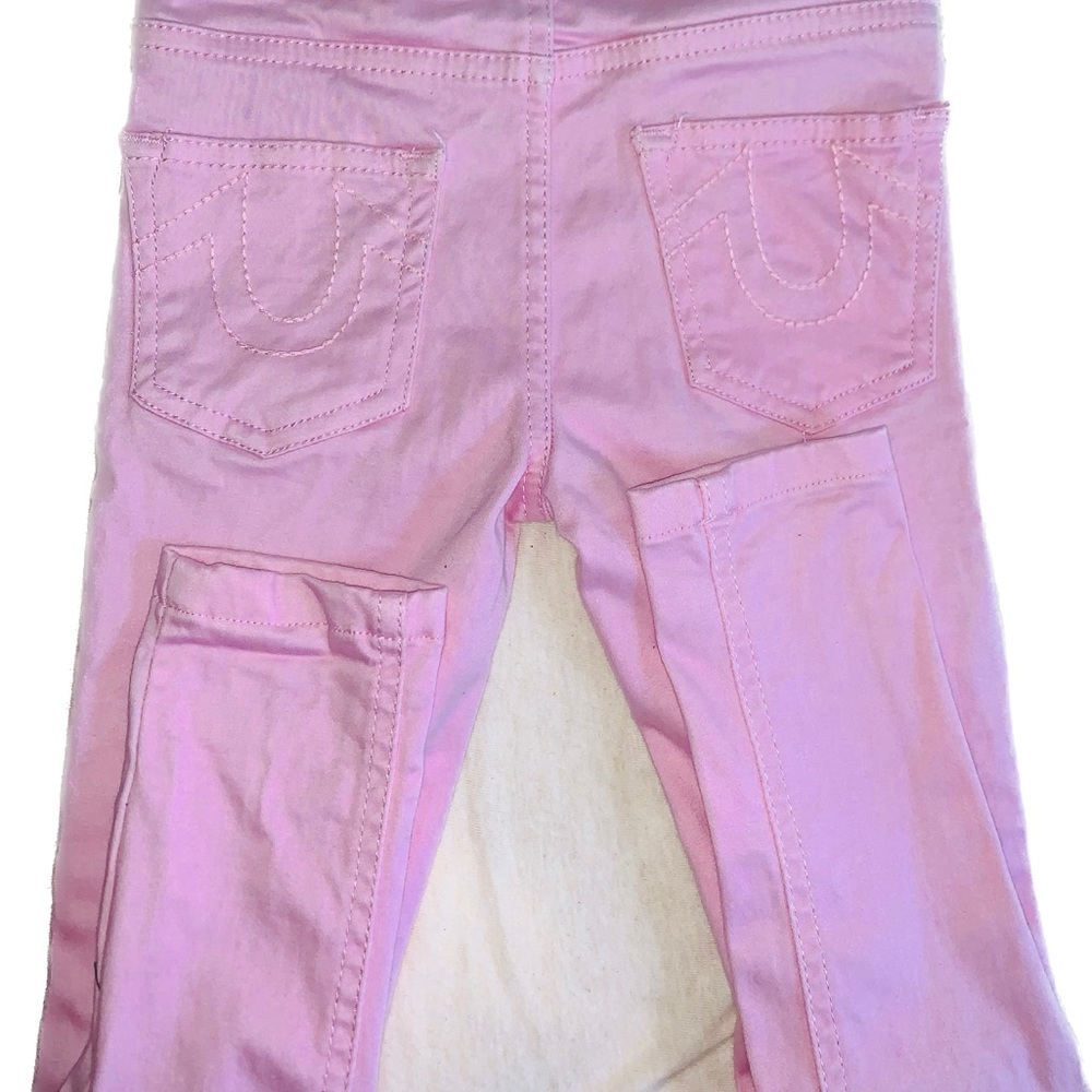 Kids size 5 True Religion pants pink